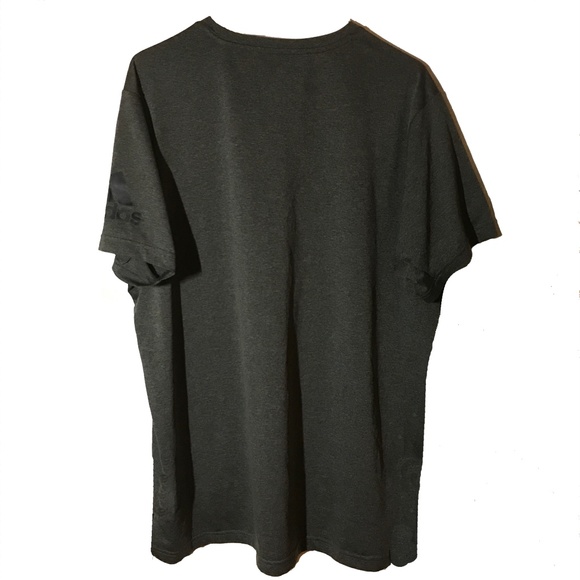 ADIDAS MEN'S CHARCOAL CLIMATE POLO SHIRT SIZE XL - Picture 2 of 7